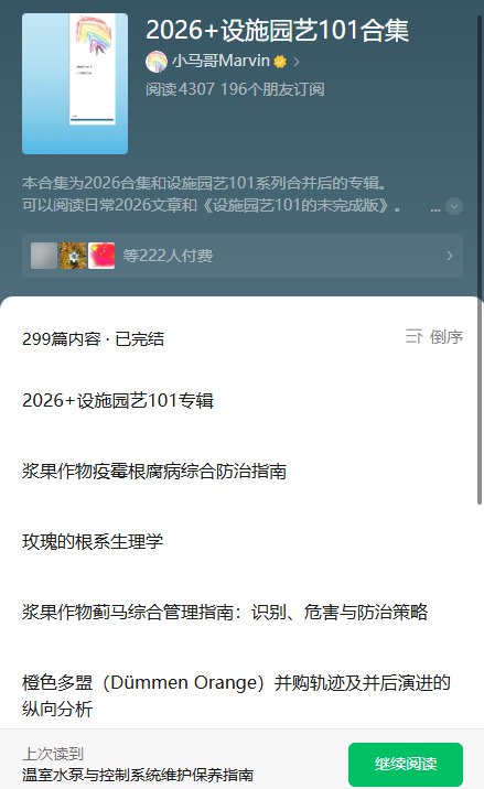 2026专辑订阅截图 - 299篇文章